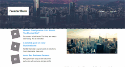 Desktop Screenshot of freezer-burn.org